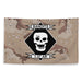 1st Battalion, 37th Armor Regiment (1-37 AR) Chocolate Chip Camo Flag Tactically Acquired   