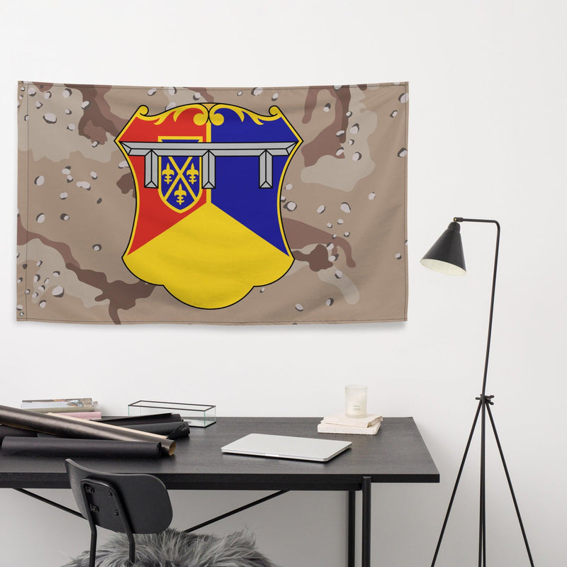 66th Armor Regiment (66 AR) Chocolate Chip Camo Flag