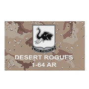 1st Battalion, 64th Armor Regiment (1-64 AR) Chocolate Chip Camo Flag Tactically Acquired Default Title  