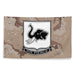 64th Armor Regiment (64 AR) Chocolate Chip Camo Flag Tactically Acquired   