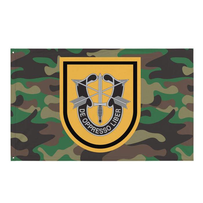 1st Special Forces Group M81 Woodland Camo Flag Tactically Acquired Default Title  