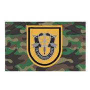 1st Special Forces Group M81 Woodland Camo Flag Tactically Acquired   