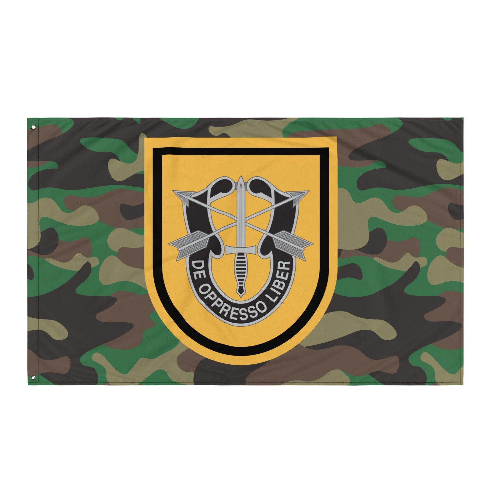 1st Special Forces Group M81 Woodland Camo Flag Tactically Acquired   