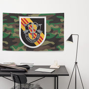 5th Special Forces Group (5th SFG) Woodland Camo Flag Tactically Acquired   