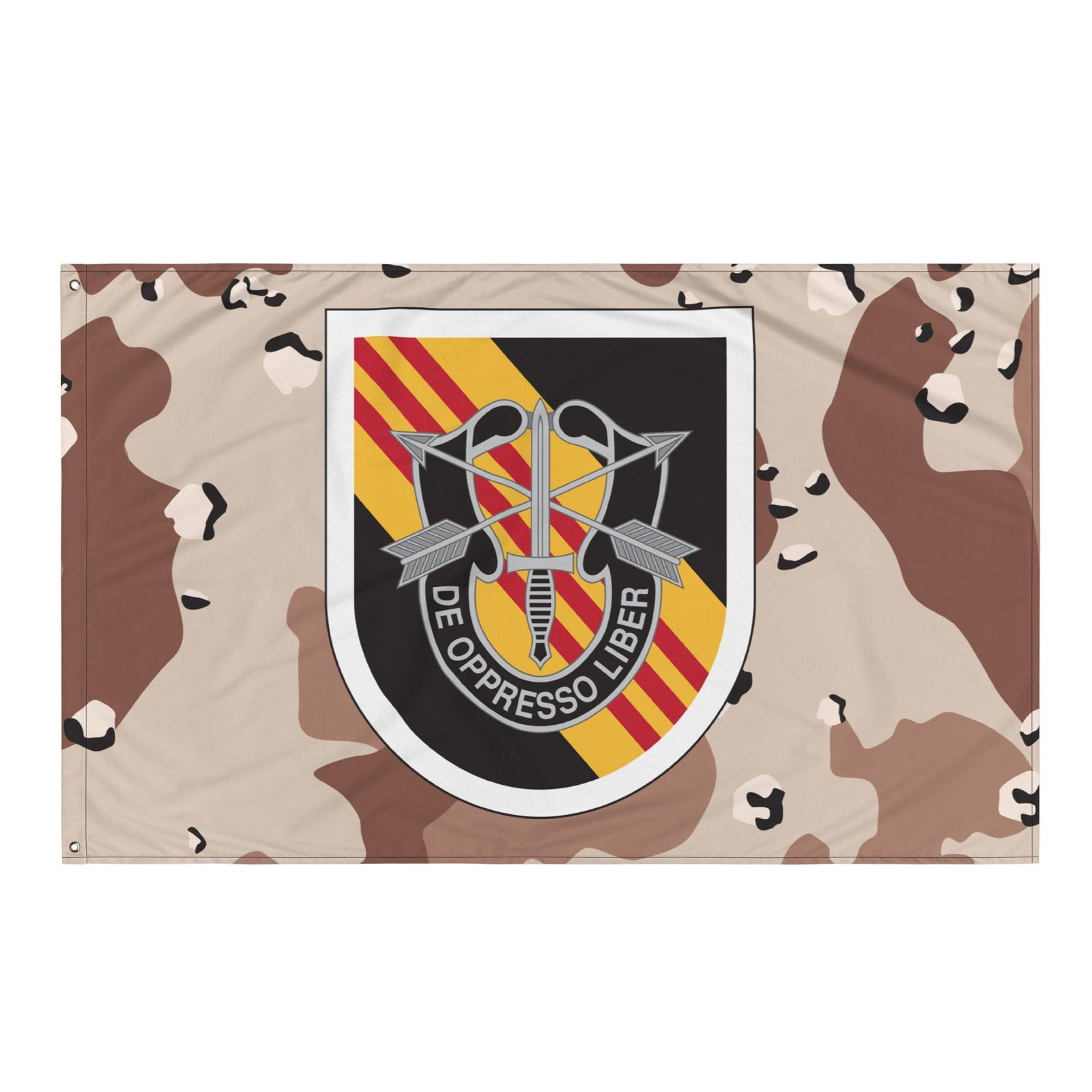 5th SFG (A) Chocolate Chip Camo Flag Tactically Acquired   