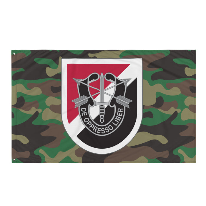 6th Special Forces Group (6th SFG) Woodland Camo Flag Tactically Acquired   