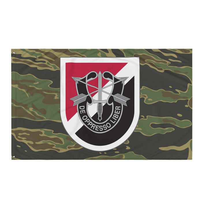 6th Special Forces Group (6th SFG) Tiger Stripe Camo Flag Tactically Acquired   