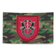7th Special Forces Group (7th SFG) Woodland Camo Flag Tactically Acquired   