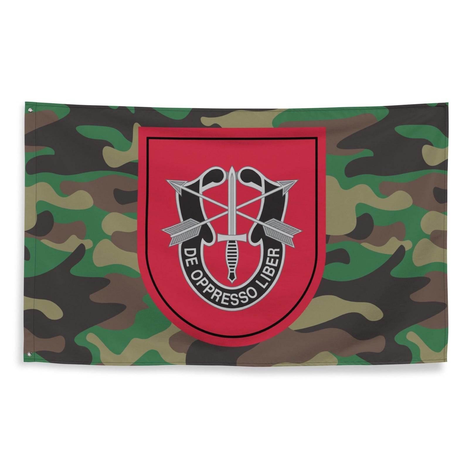 7th Special Forces Group (7th SFG) Woodland Camo Flag Tactically Acquired   