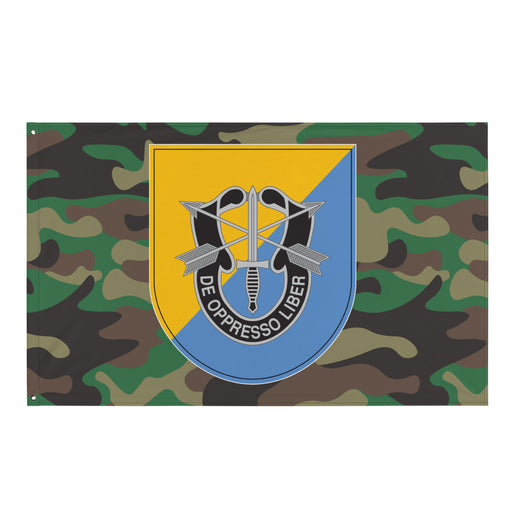 8th Special Forces Group (8th SFG) Woodland Camo Flag Tactically Acquired Default Title  