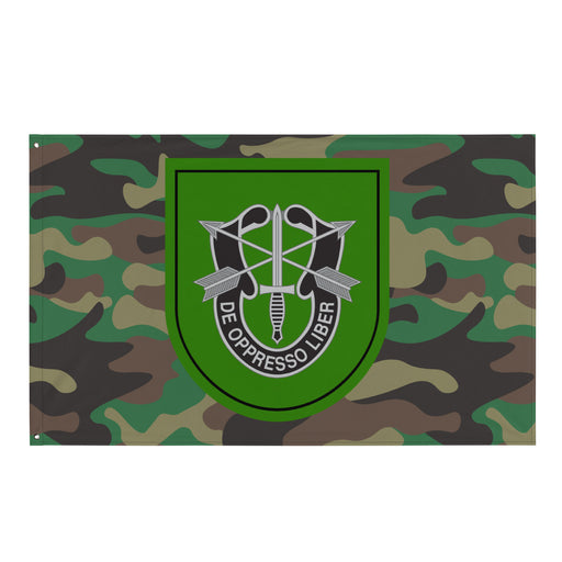 10th Special Forces Group (10th SFG) Woodland Camo Flag Tactically Acquired Default Title  