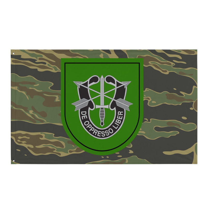 10th Special Forces Group (10th SFG) Tiger Stripe Camo Flag