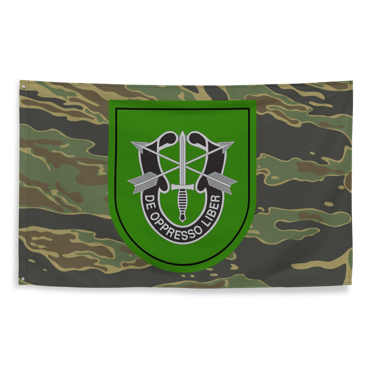 10th Special Forces Group (10th SFG) Tiger Stripe Camo Flag Tactically Acquired   