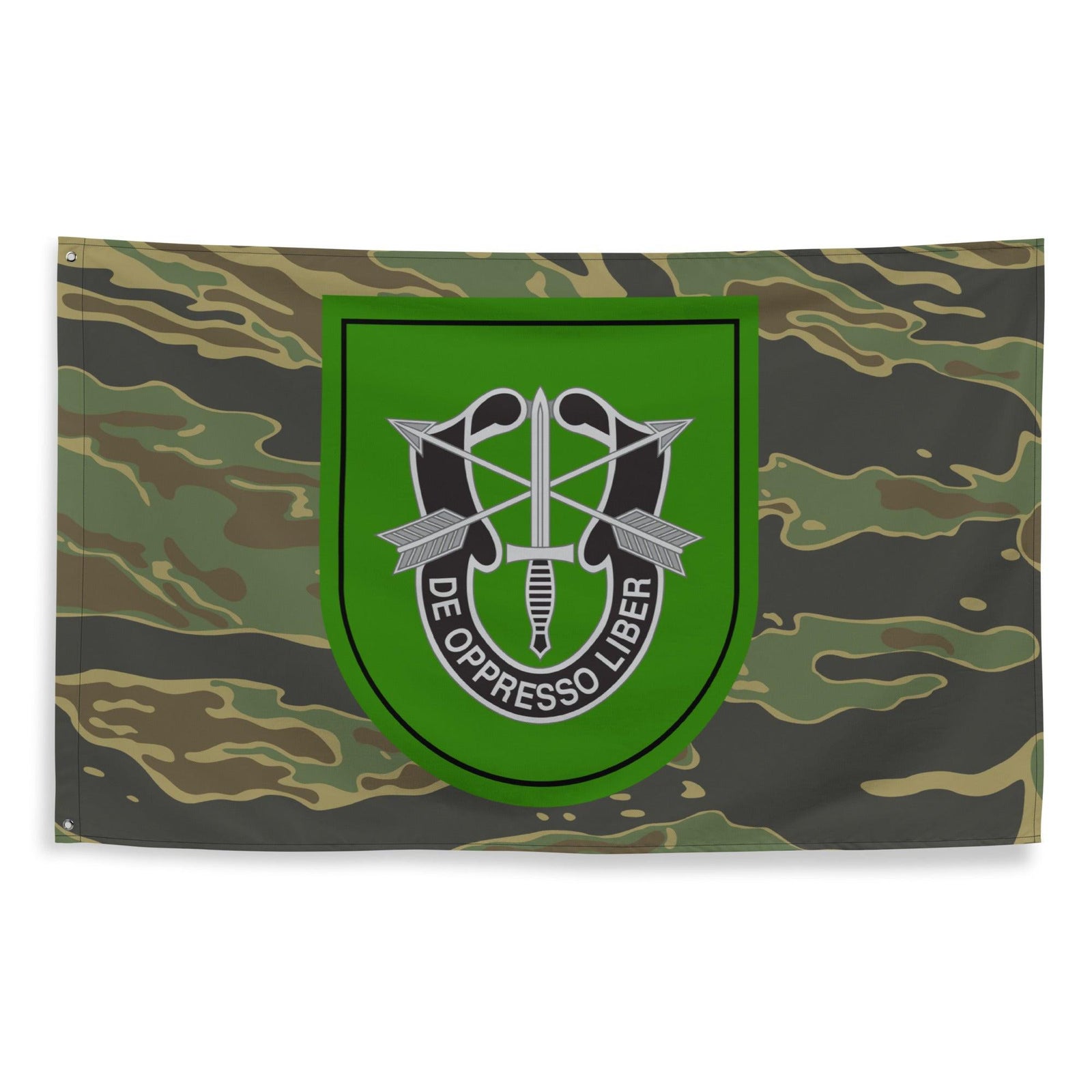 10th Special Forces Group (10th SFG) Tiger Stripe Camo Flag Tactically Acquired   