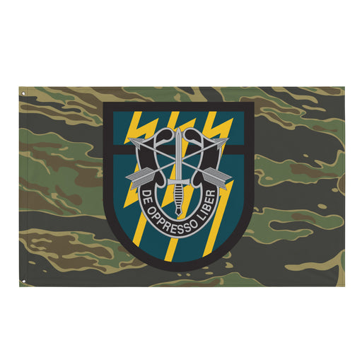 12th Special Forces Group (12th SFG) Tiger Stripe Camo Flag Tactically Acquired Default Title  