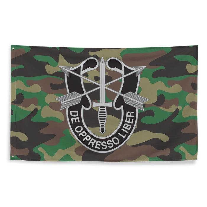 De Oppresso Liber M81 Woodland Camo Flag Tactically Acquired   