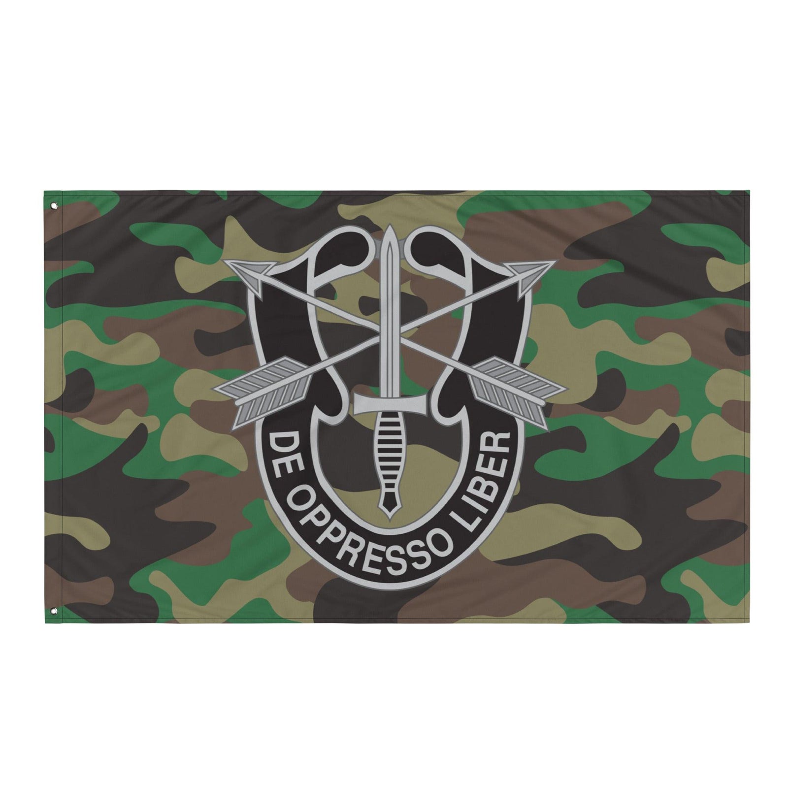 De Oppresso Liber M81 Woodland Camo Flag Tactically Acquired   