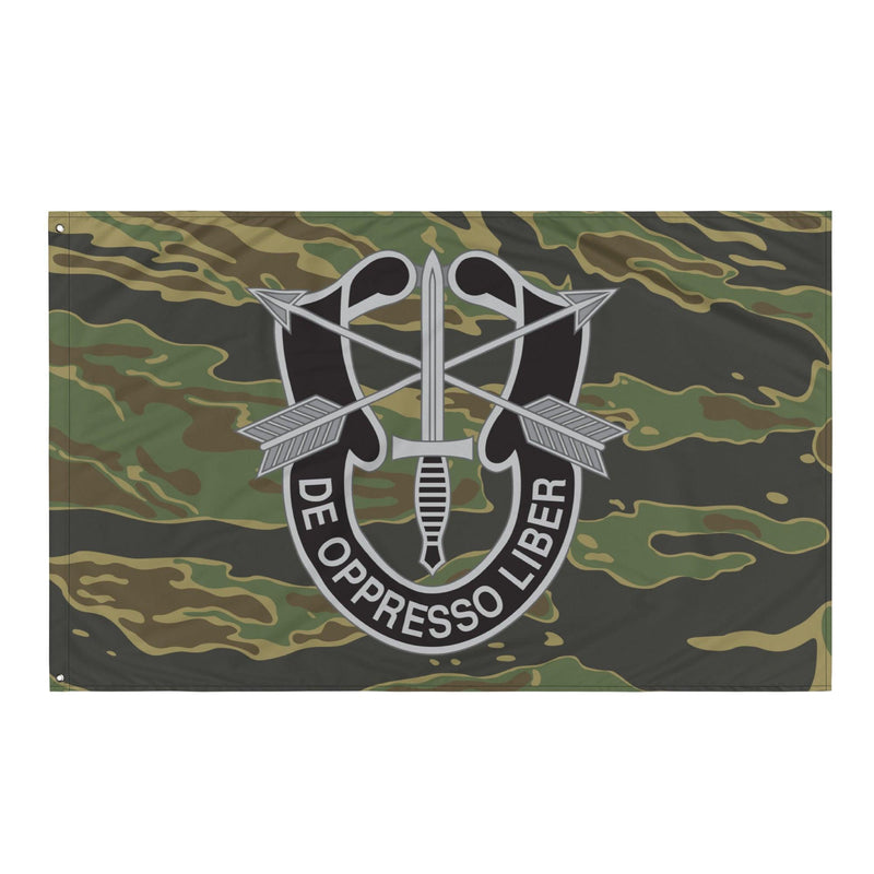 De Oppresso Liber Tiger Stripe Camo Flag
