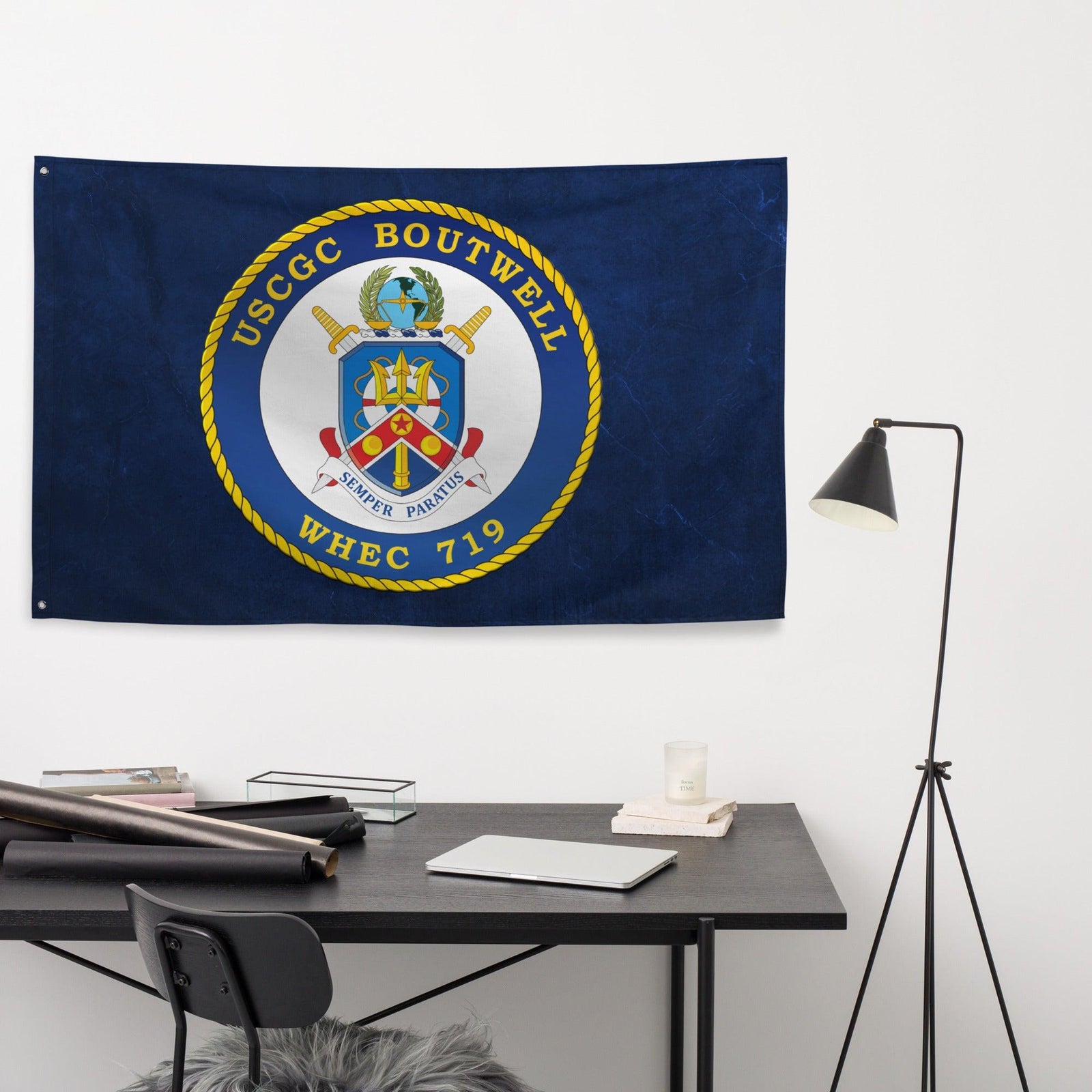 USCGC Boutwell (WHEC-719) Flag Tactically Acquired   