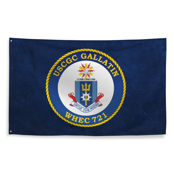USCGC Gallatin (WHEC-721) Flag Tactically Acquired   