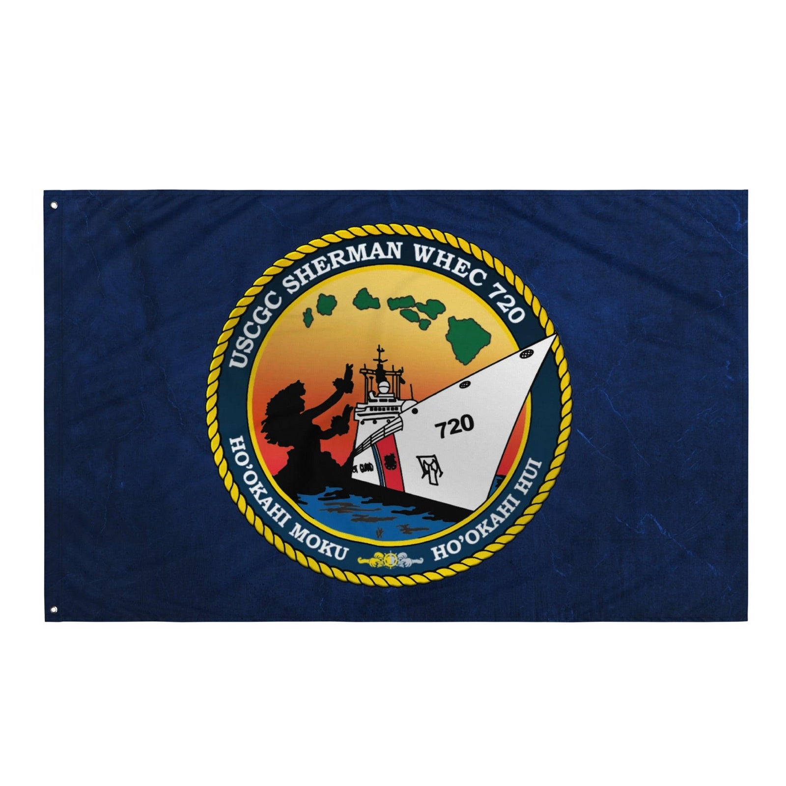 USCGC Sherman (WHEC-720) Flag Tactically Acquired   