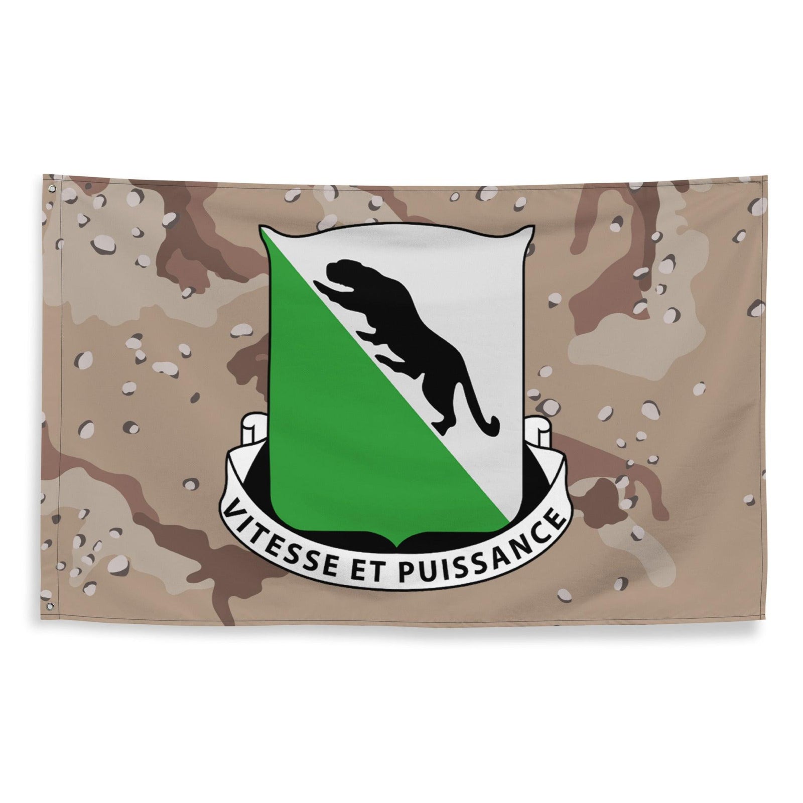 U.S. Army 69th Armor Regiment Chocolate Chip Camo Flag Tactically Acquired   