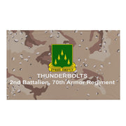 2-70 AR 'Thunderbolts' Chocolate Chip Camo Flag Tactically Acquired Default Title  