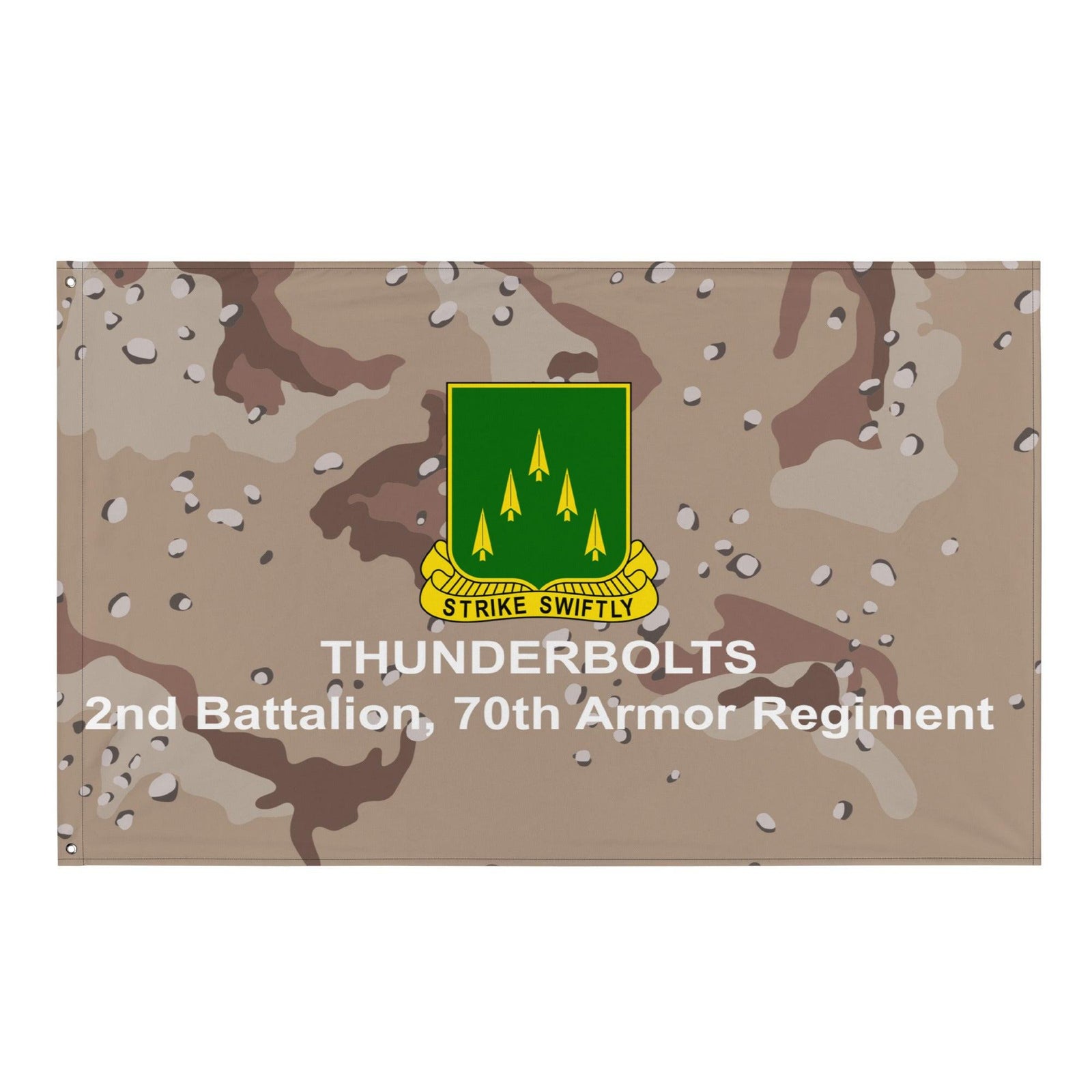 2-70 AR 'Thunderbolts' Chocolate Chip Camo Flag Tactically Acquired Default Title  