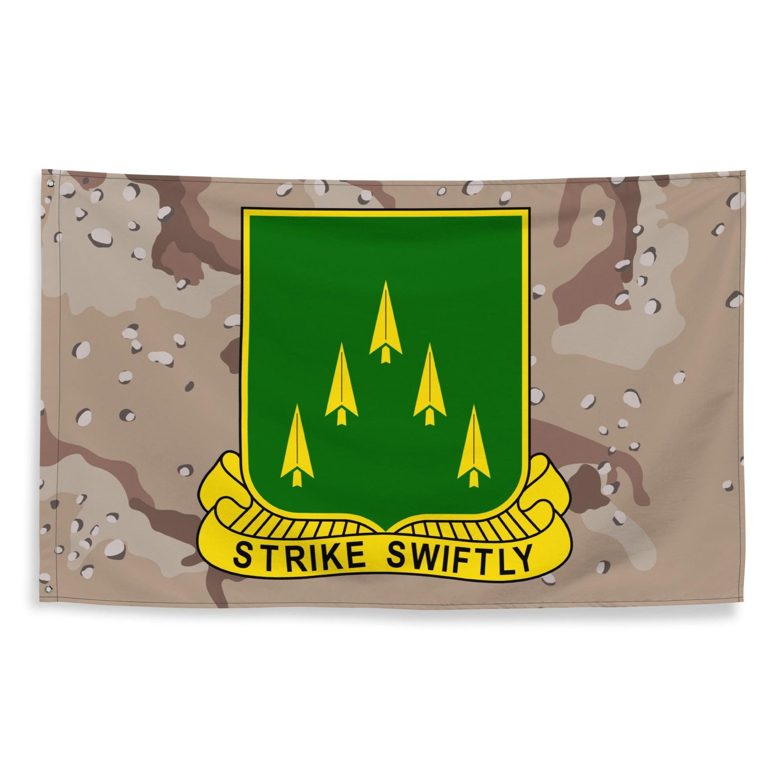 U.S. Army 70th Armor Regiment Chocolate Chip Camo Flag Tactically Acquired   