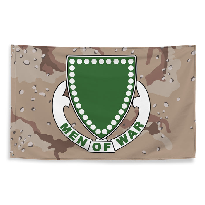 U.S. Army 33rd Armor Regiment Chocolate-Chip Camo Flag Tactically Acquired   