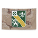 U.S. Army 63rd Armor Regiment Chocolate-Chip Camo Flag Tactically Acquired   