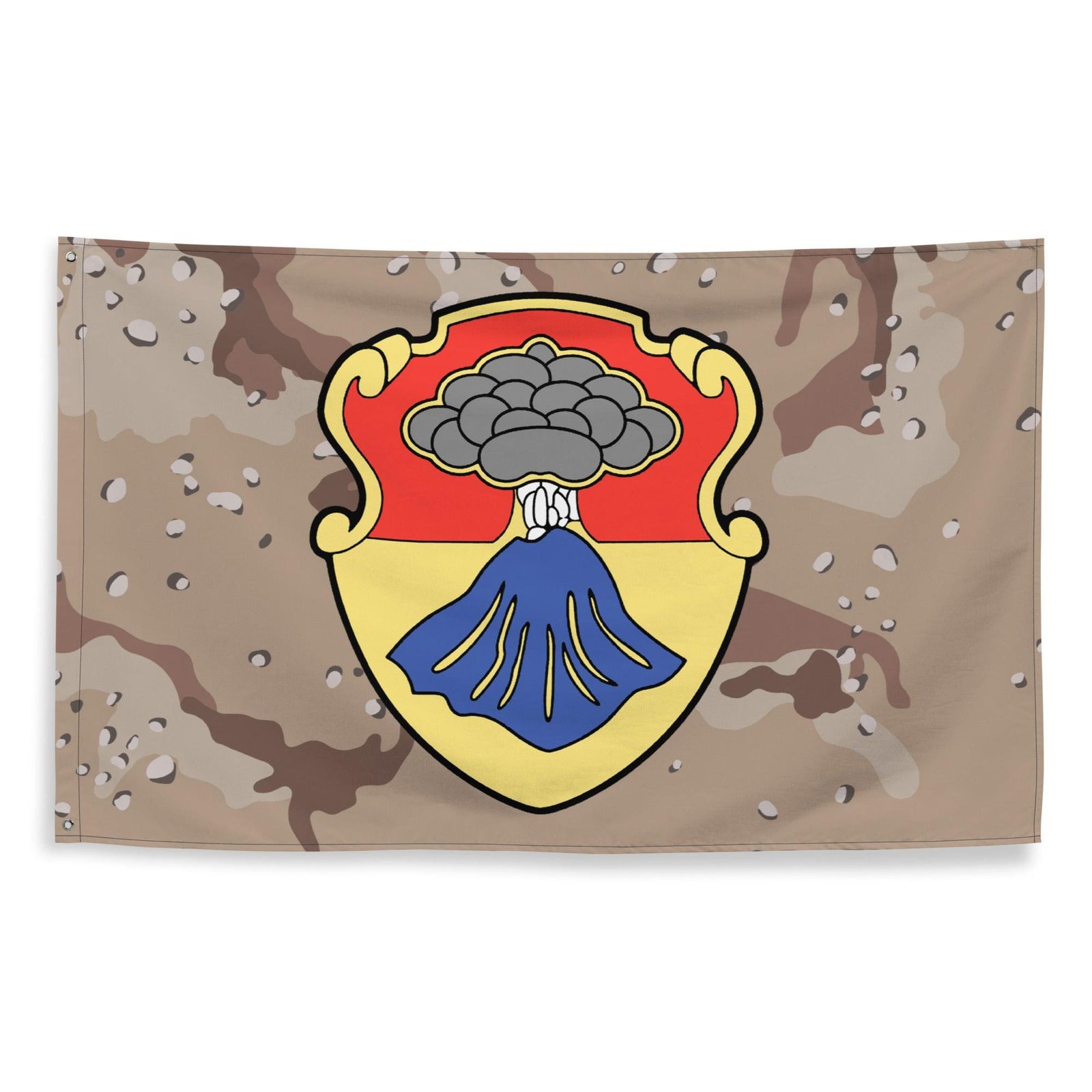 U.S. Army 67th Armor Regiment Chocolate-Chip Camo Flag Tactically Acquired   