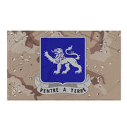 U.S. Army 68th Armor Regiment Chocolate-Chip Camo Flag Tactically Acquired   