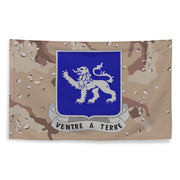 U.S. Army 68th Armor Regiment Chocolate-Chip Camo Flag Tactically Acquired   