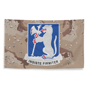 U.S. Army 77th Armor Regiment Chocolate-Chip Camo Flag Tactically Acquired   