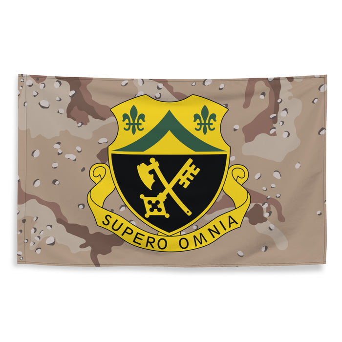 U.S. Army 81st Armor Regiment Chocolate-Chip Camo Flag Tactically Acquired   