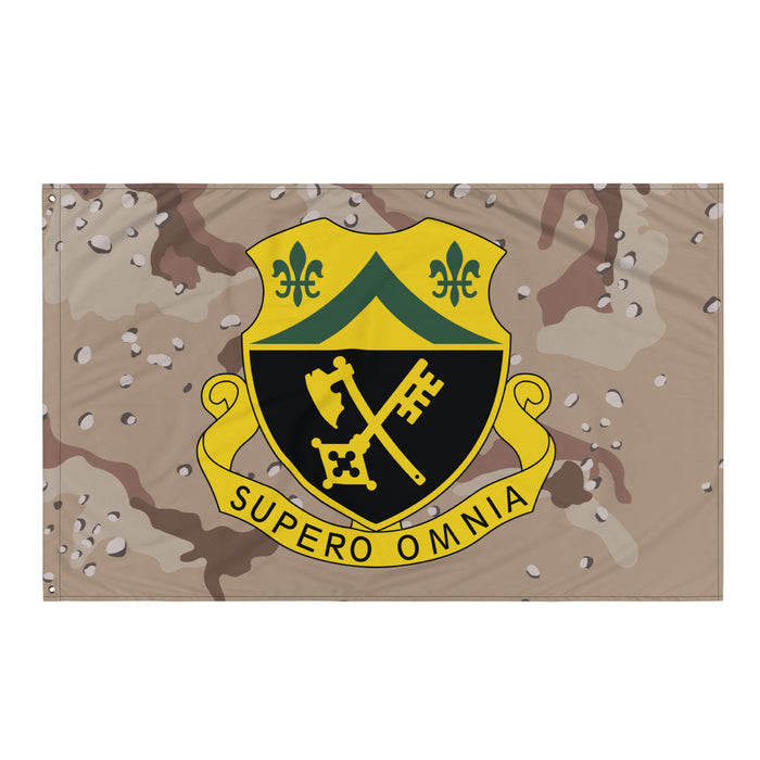 U.S. Army 81st Armor Regiment Chocolate-Chip Camo Flag Tactically Acquired   