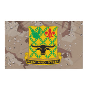 U.S. Army 149th Armor Regiment Chocolate-Chip Camo Flag Tactically Acquired   