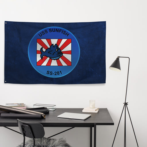 USS Sunfish (SS-281) Gato-class Submarine Flag Tactically Acquired   