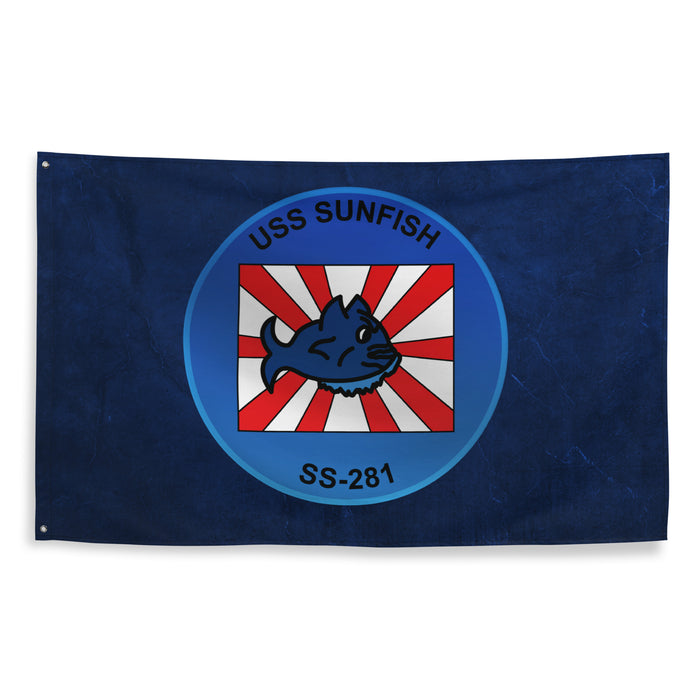 USS Sunfish (SS-281) Gato-class Submarine Flag Tactically Acquired   