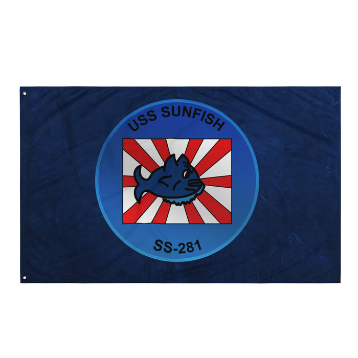 USS Sunfish (SS-281) Gato-class Submarine Flag Tactically Acquired   
