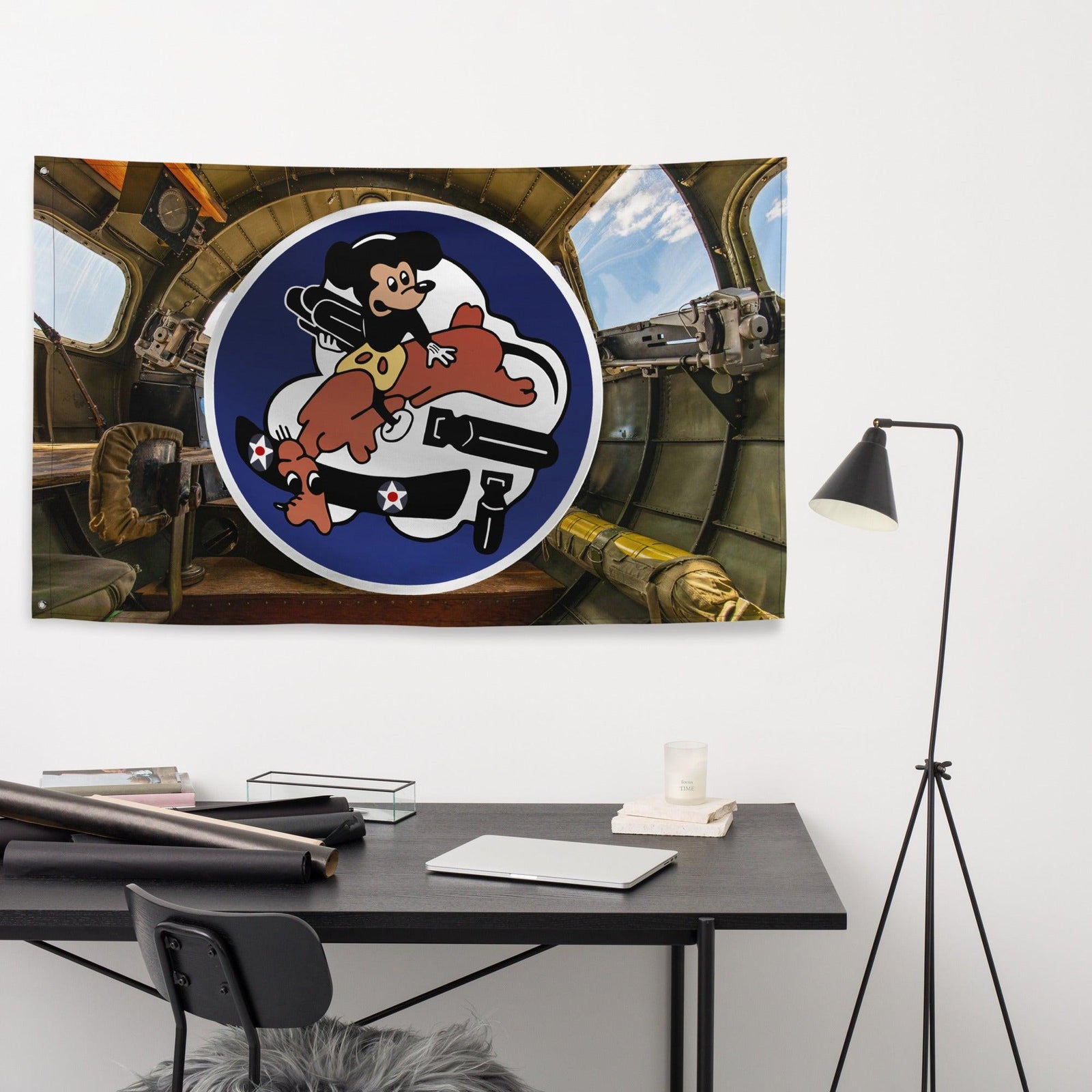 349th Bombardment Squadron WW2 Flag Tactically Acquired   