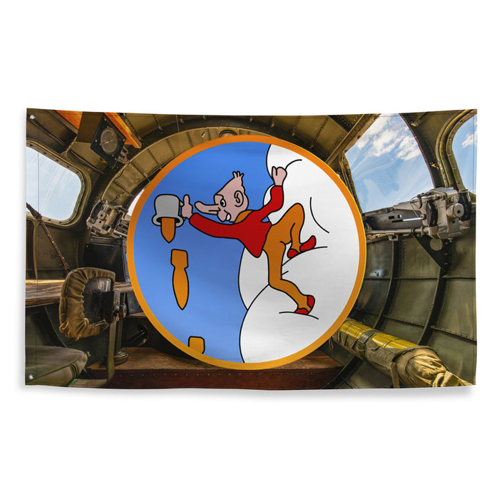 350th Bombardment Squadron Logo Emblem WW2 Flag Tactically Acquired   