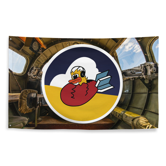 418th Bombardment Squadron Logo Emblem WW2 Flag Tactically Acquired   