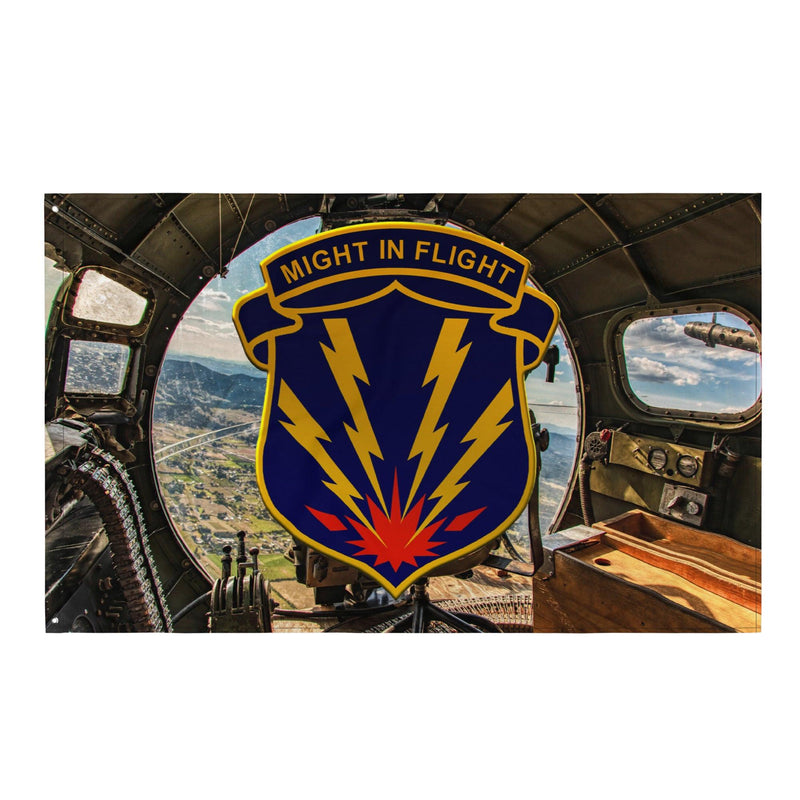 303rd Bomb Group (Heavy) WW2 Logo Emblem Wall Flag