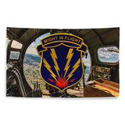 303rd Bomb Group (Heavy) WW2 Logo Emblem Wall Flag Tactically Acquired   