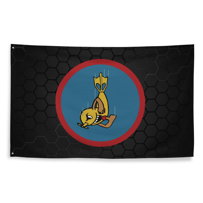 98th Bombardment Squadron WW2 Wall Flag Tactically Acquired   