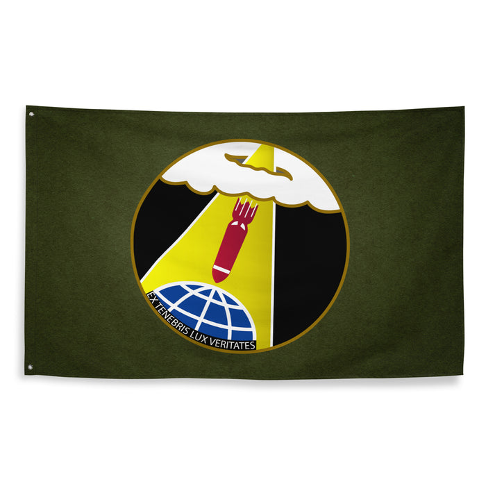 489th Bombardment Group Military Green Wall Flag Tactically Acquired   