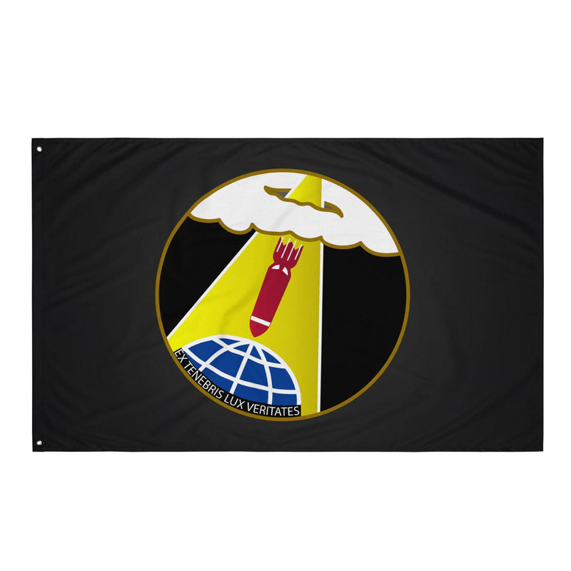 489th Bomb Group WW2 Black Indoor Wall Flag