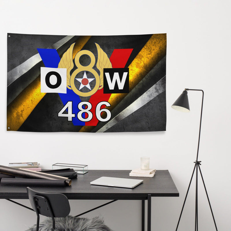 486th Bombardment Group WW2 Flag